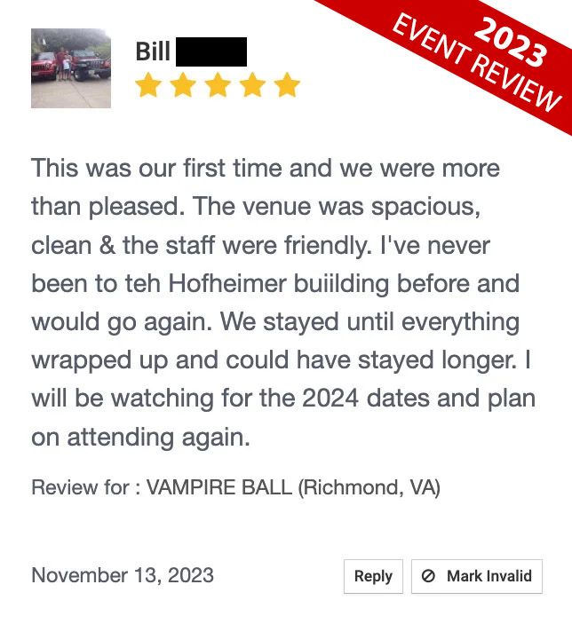Prepare your vampire attire! Essential details for attending Vampire Ball 2025, a sold-out hit every year.