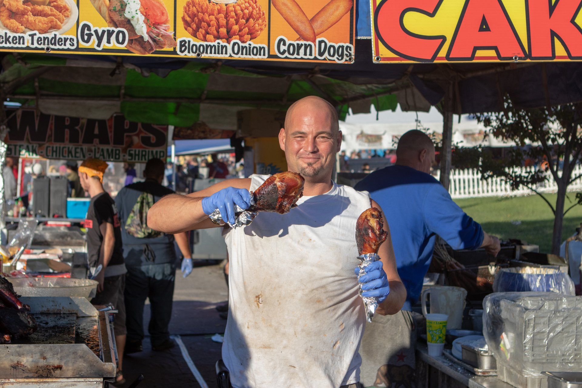 Carved pumpkins on display, setting the mood for Short Pump’s fall festivities.